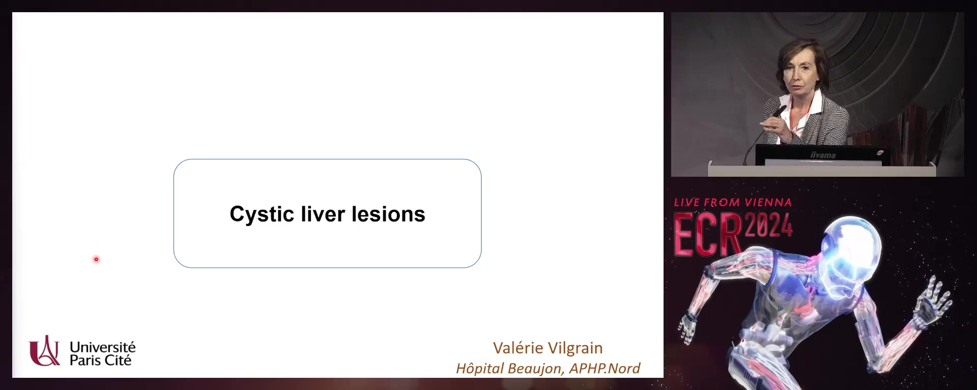 Imaging of cystic liver lesions