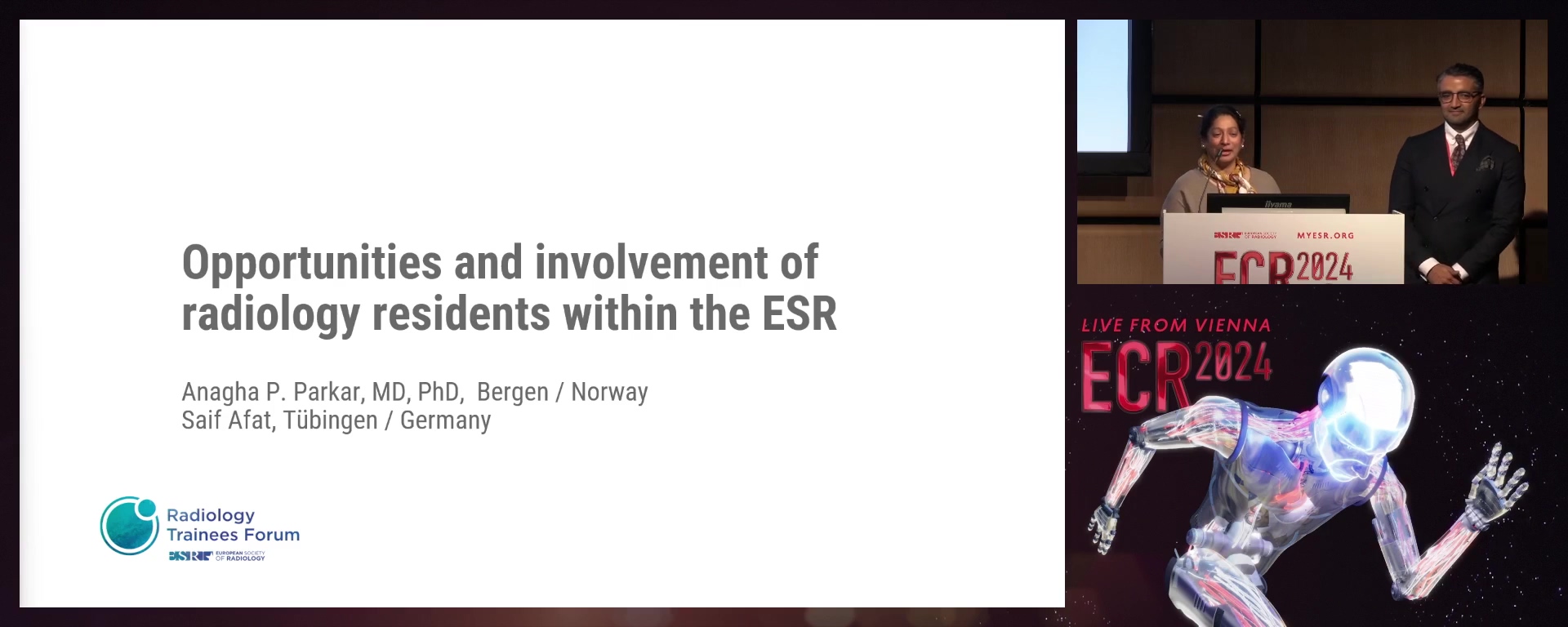 Opportunities and involvement of radiology residents within the ESR