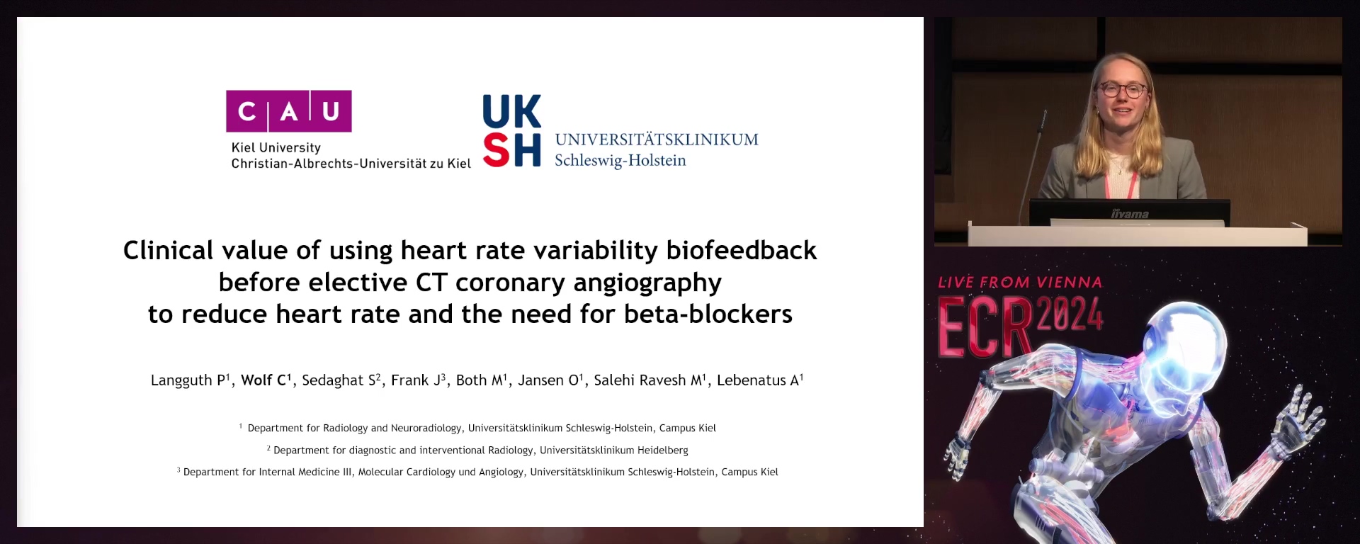 Clinical value of using heart rate variability biofeedback before elective CT coronary angiography to reduce the heart rate and the need for beta‑blockers