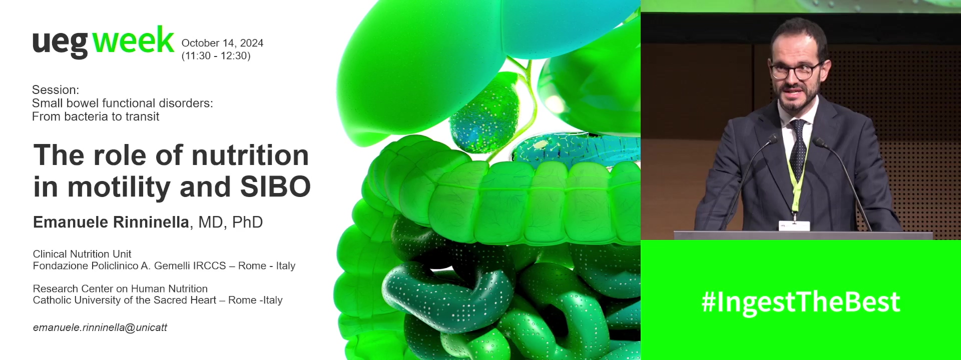 The role of nutrition in motility and SIBO