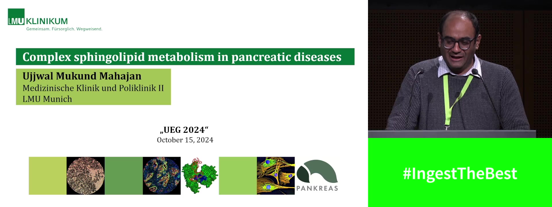 Complex sphingolipid metabolism in pancreatic disease