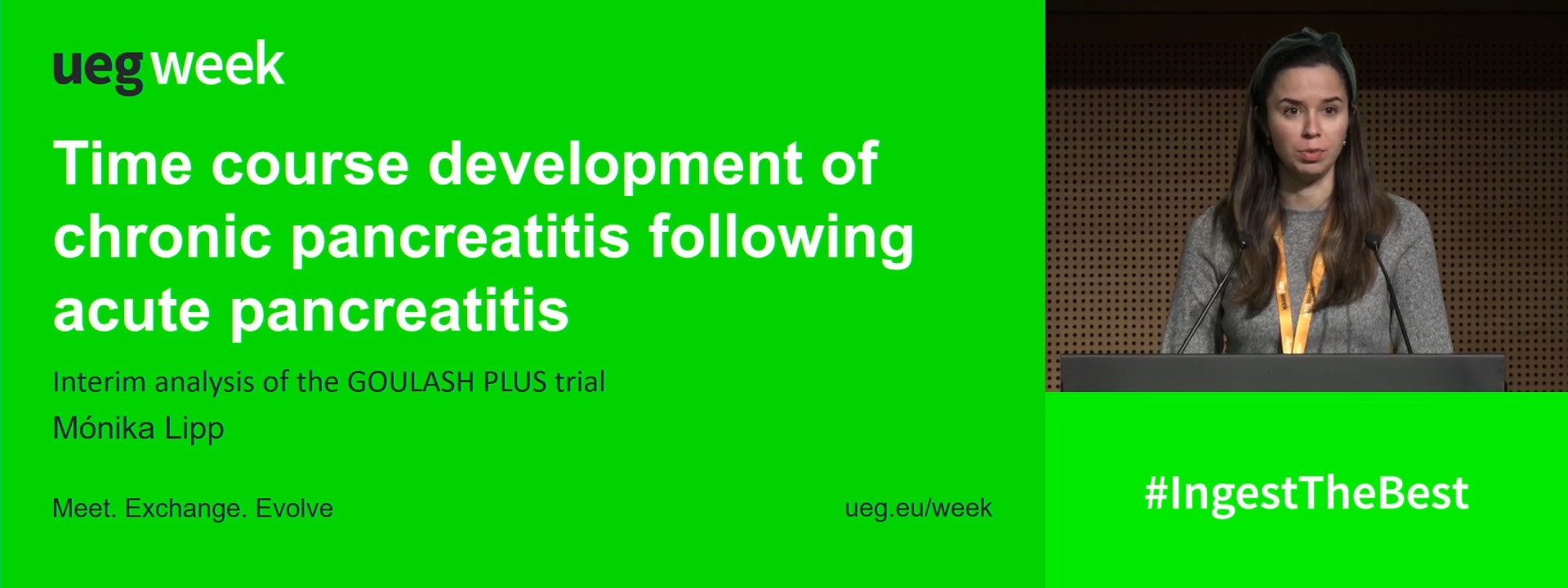 TIME COURSE DEVELOPMENT OF CHRONIC PANCREATITIS FOLLOWING ACUTE PANCREATITIS. INTERIM ANALYSIS OF THE GOULASH PLUS TRIAL