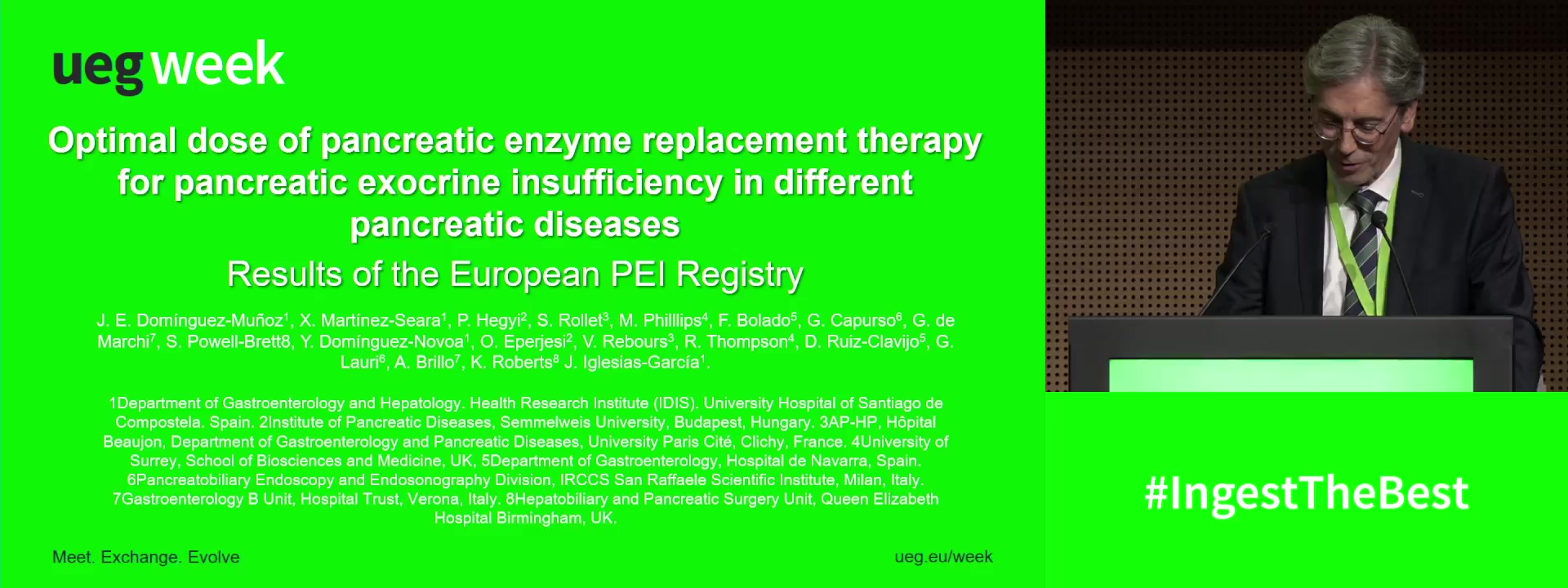OPTIMAL DOSE OF PANCREATIC ENZYME REPLACEMENT THERAPY (PERT) FOR PANCREATIC EXOCRINE INSUFFICIENCY (PEI) IN DIFFERENT PANCREATIC DISEASES: RESULTS OF THE EUROPEAN PEI REGISTRY