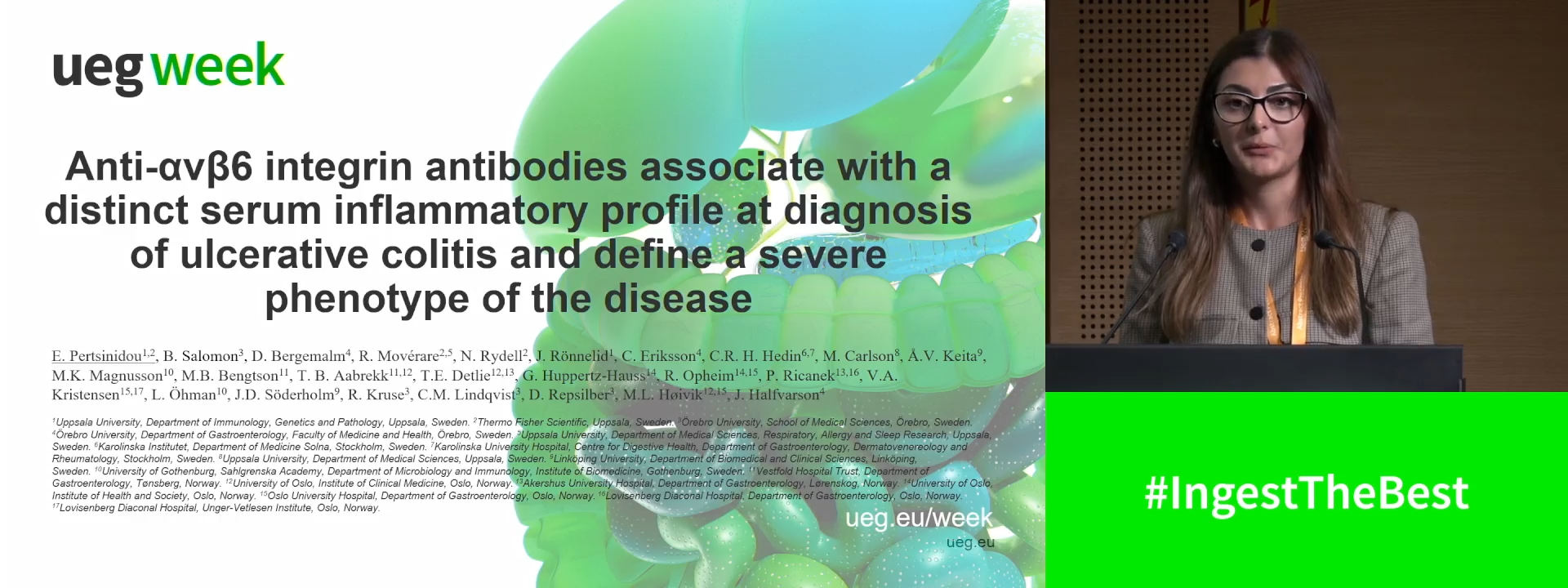 ANTI-ΑVΒ6 INTEGRIN ANTIBODIES ASSOCIATE WITH A DISTINCT SERUM INFLAMMATORY PROFILE AT DIAGNOSIS OF ULCERATIVE COLITIS AND DEFINE A SEVERE PHENOTYPE OF THE DISEASE