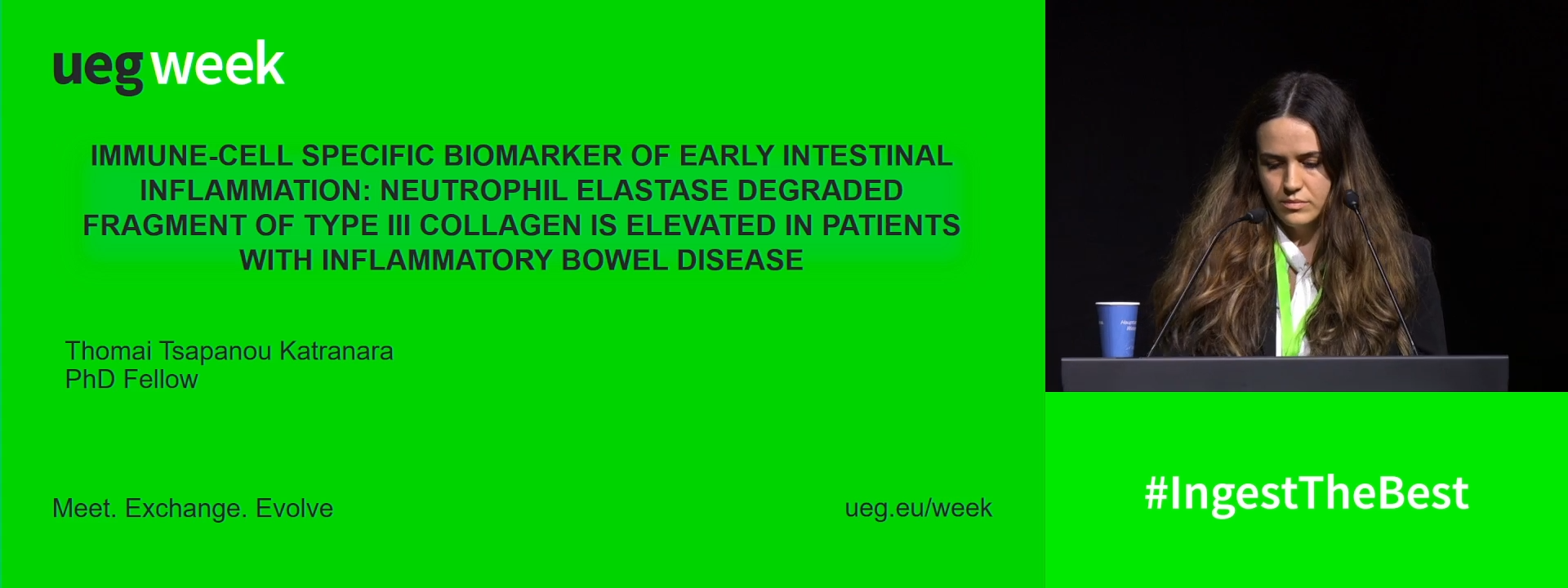 IMMUNE-CELL SPECIFIC BIOMARKER OF EARLY INTESTINAL INFLAMMATION: NEUTROPHIL ELASTASE DEGRADED FRAGMENT OF TYPE III COLLAGEN IS ELEVATED IN PATIENTS WITH INFLAMMATORY BOWEL DISEASE