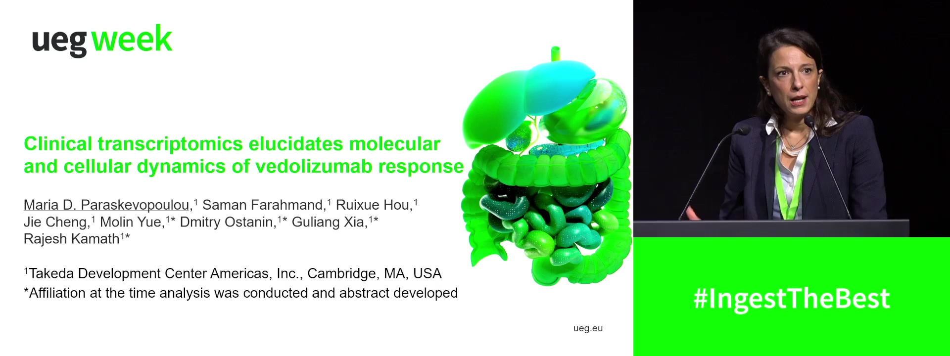 LARGE SCALE CLINICAL TRANSCRIPTOMICS ELUCIDATES MOLECULAR PREDICTORS AND CELLULAR DYNAMICS OF VEDOLIZUMAB RESPONSE