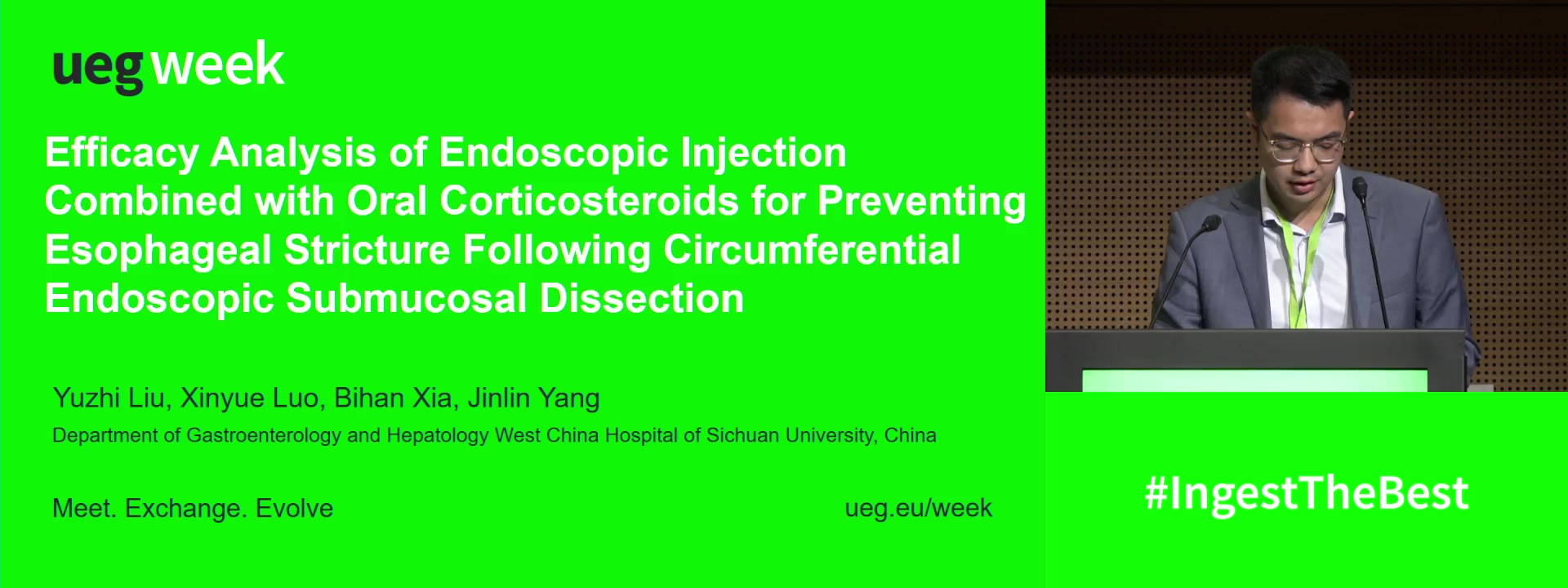 EFFICACY ANALYSIS OF ENDOSCOPIC INJECTION COMBINED WITH ORAL CORTICOSTEROIDS FOR PREVENTING ESOPHAGEAL STRICTURE FOLLOWING CIRCUMFERENTIAL ENDOSCOPIC SUBMUCOSAL DISSECTION