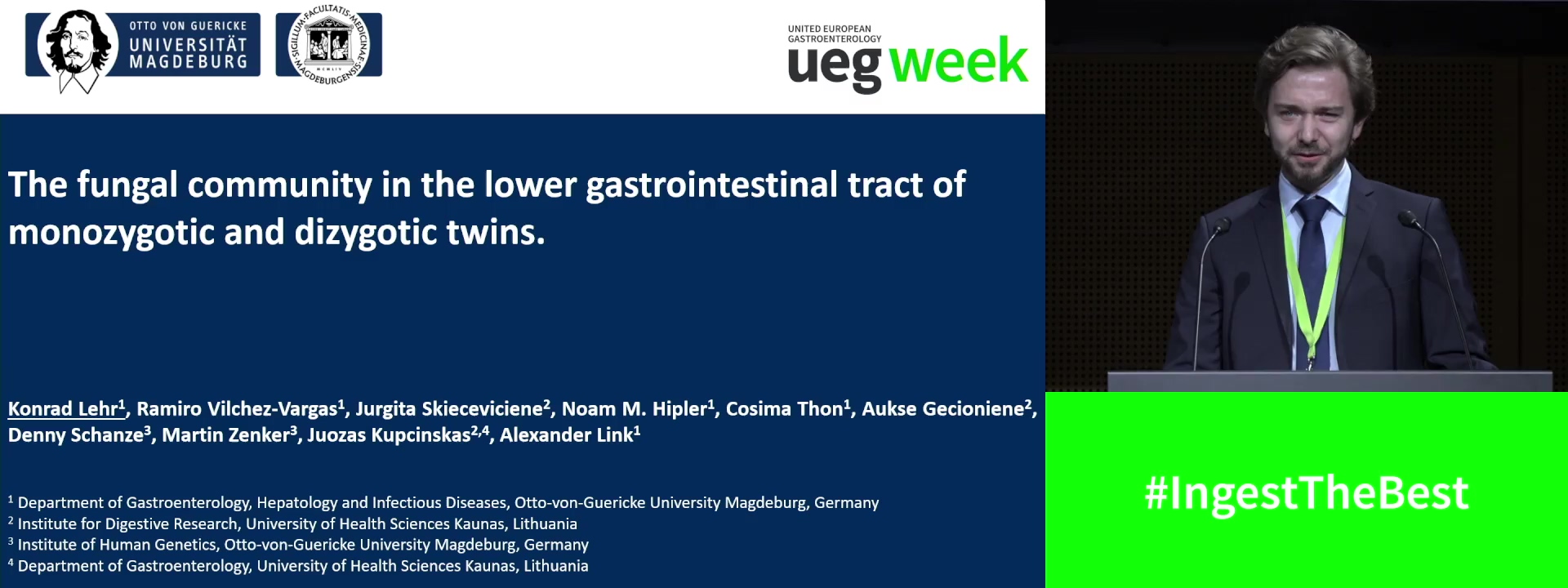 THE FUNGAL COMMUNITY IN THE LOWER GASTROINTESTINAL TRACT OF MONOZYGOTIC AND DIZYGOTIC TWINS