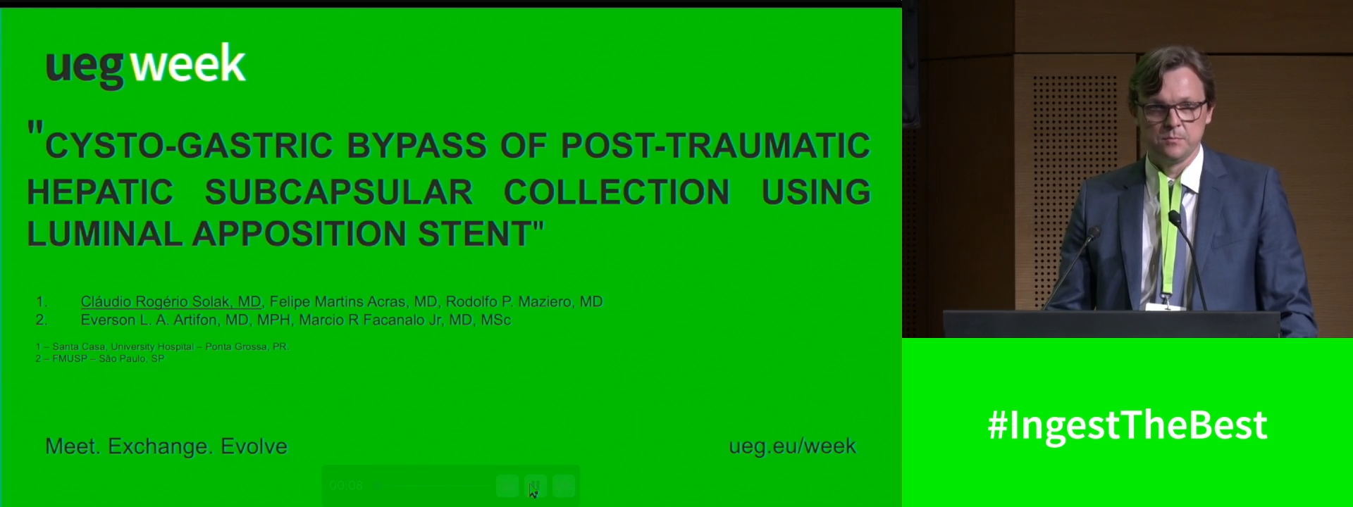 CYSTO-GASTRIC BYPASS OS POST-TRAUMATIC HEPATIC SUBCAPSULAR COLLETION USING LUMINAL APPOSITION STENT