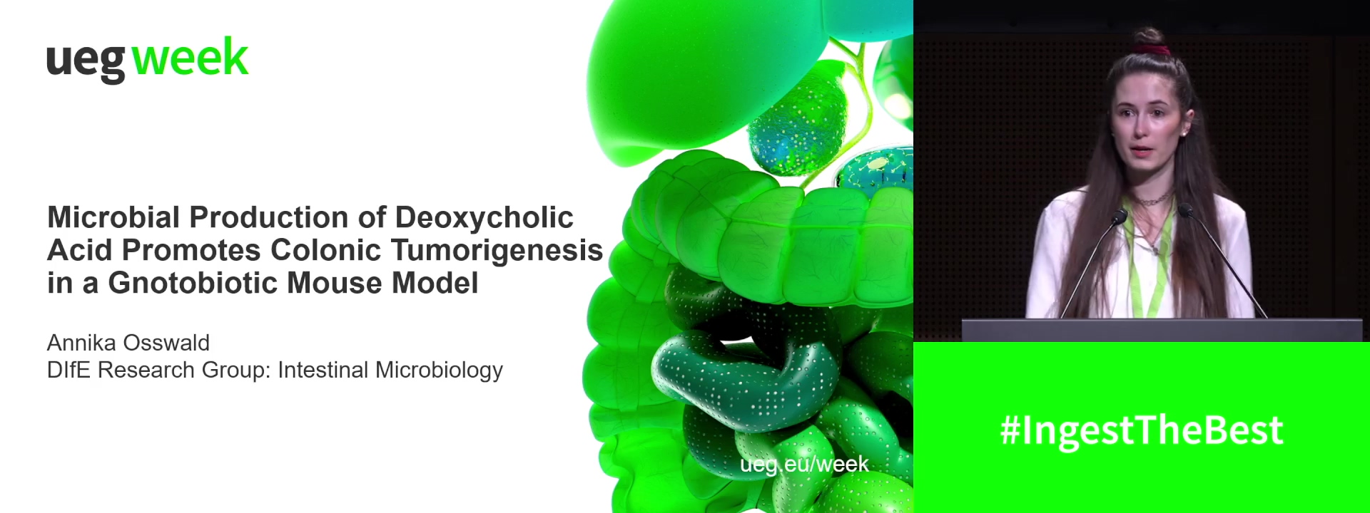 MICROBIAL PRODUCTION OF DEOXYCHOLIC ACID PROMOTES COLONIC TUMORIGENESIS IN AN GNONOBIOTIC MOUSE MODEL