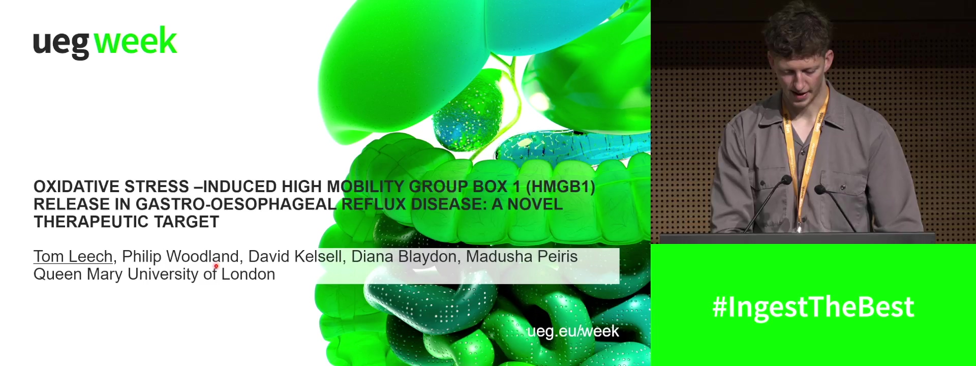 OXIDATIVE STRESS –INDUCED HIGH MOBILITY GROUP BOX 1 (HMGB1) RELEASE IN GASTRO-OESOPHAGEAL REFLUX DISEASE: A NOVEL THERAPEUTIC TARGET