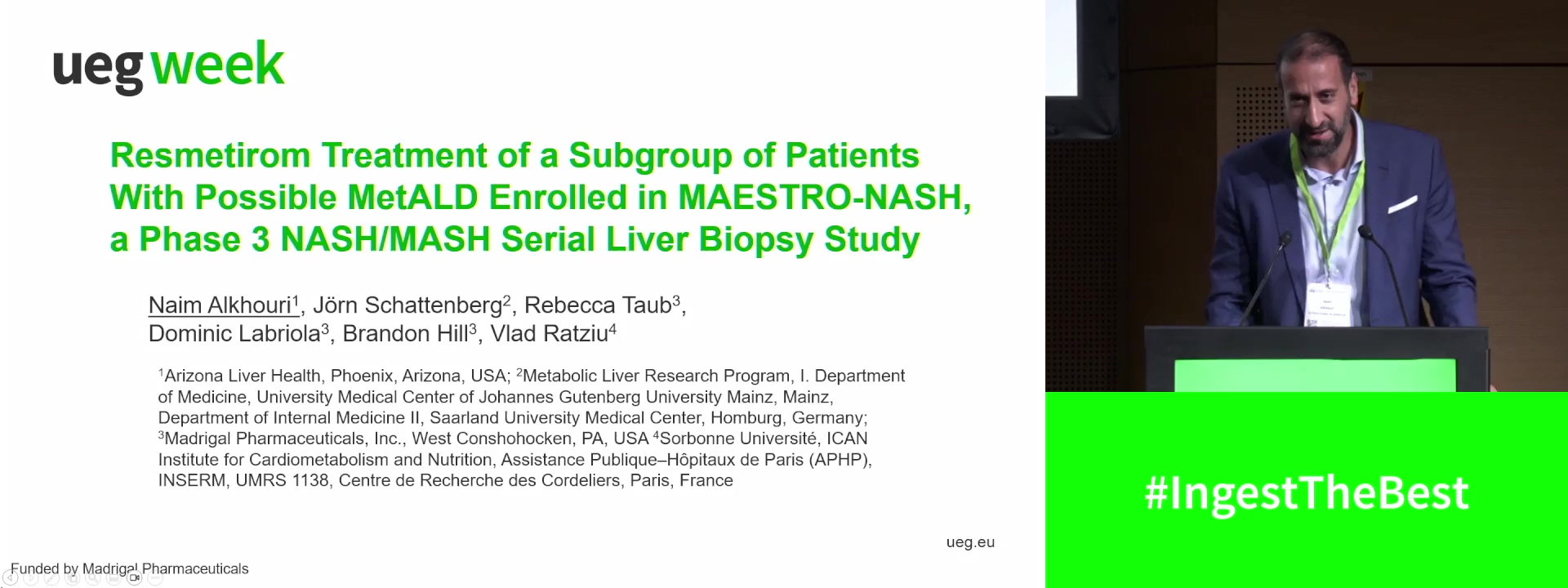 RESMETIROM TREATMENT OF A SUBGROUP OF PATIENTS WITH POSSIBLE METALD ENROLLED IN MAESTRO NASH, A PHASE 3 NASH/MASH SERIAL LIVER BIOPSY STUDY