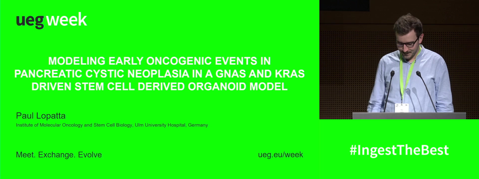 MODELING EARLY ONCOGENIC EVENTS IN PANCREATIC CYSTIC NEOPLASIA IN A GNAS AND KRAS DRIVEN STEM CELL DERIVED ORGANOID MODEL
