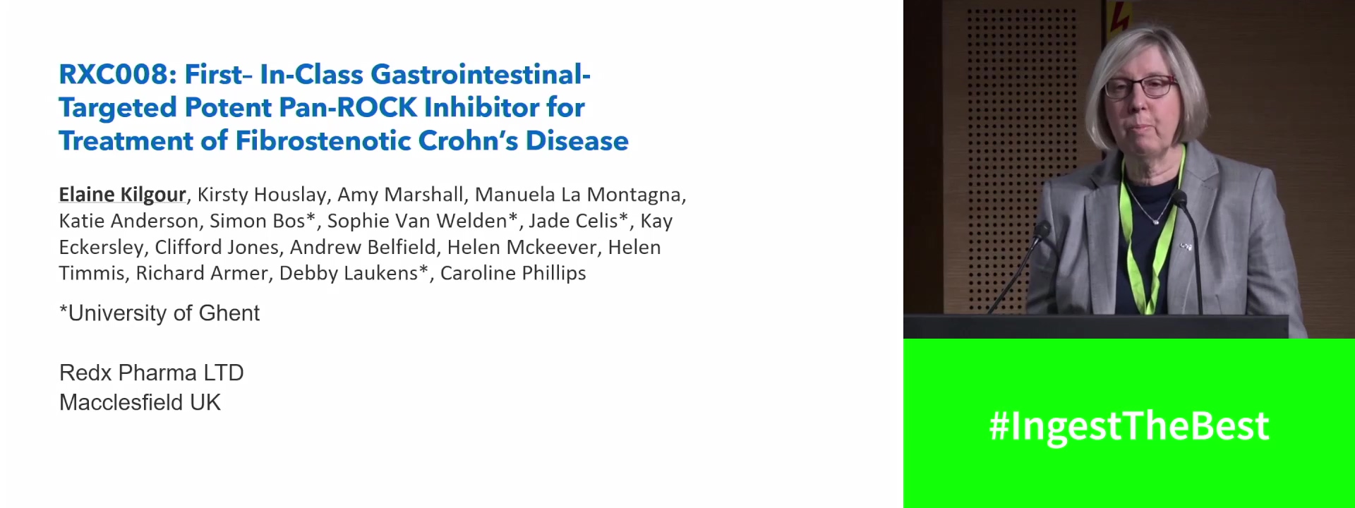 RXC008: FIRST-IN-CLASS GASTROINTESTINAL-TARGETED POTENT PAN-ROCK INHIBITOR FOR TREATMENT OF FIBROSTENOTIC CROHN’S DISEASE
