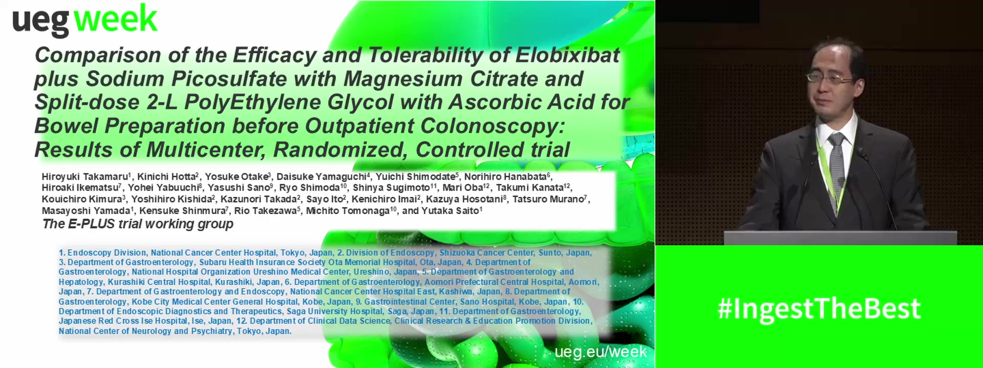 COMPARISON OF THE EFFICACY AND TOLERABILITY OF ELOBIXIBAT PLUS SODIUM PICOSULFATE WITH MAGNESIUM CITRATE AND SPLIT-DOSE 2-L POLYETHYLENE GLYCOL WITH ASCORBIC ACID FOR BOWEL PREPARATION BEFORE OUTPATIENT COLONOSCOPY: RESULTS OF MULTICENTER, RANDOMIZED, CON