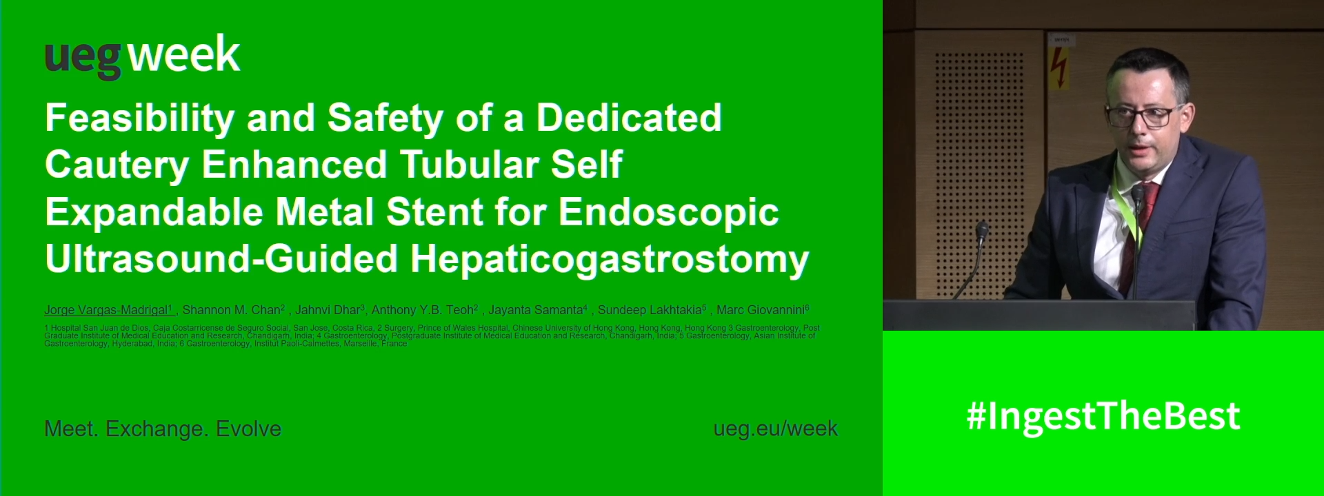 FEASIBILITY AND SAFETY OF A DEDICATED CAUTERY ENHANCED TUBULAR STENT FOR ENDOSCOPIC ULTRASOUND-GUIDED HEPATICOGASTROSTOMY