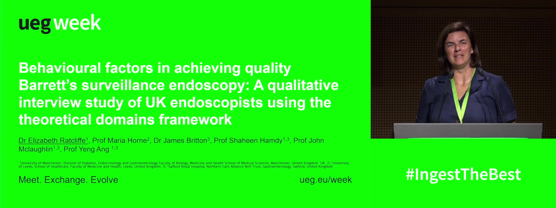 BEHAVIOURAL FACTORS IN ACHIEVING QUALITY BARRETT’S SURVEILLANCE ENDOSCOPY: A QUALITATIVE INTERVIEW STUDY OF UK ENDOSCOPISTS USING THE THEORETICAL DOMAINS FRAMEWORK