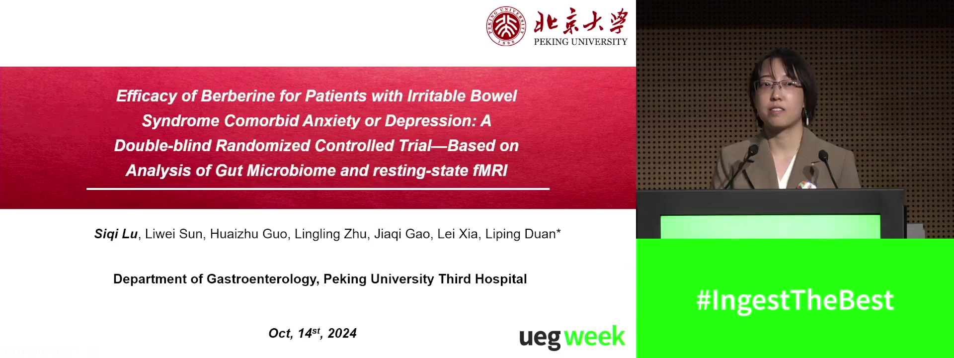 EFFICACY OF BERBERINE IN THE TREATMENT OF PATIENTS WITH IRRITABLE BOWEL SYNDROME COMORBID ANXIETY AND/OR DEPRESSION: A DOUBLE-BLIND RANDOMIZED CONTROLLED TRIAL