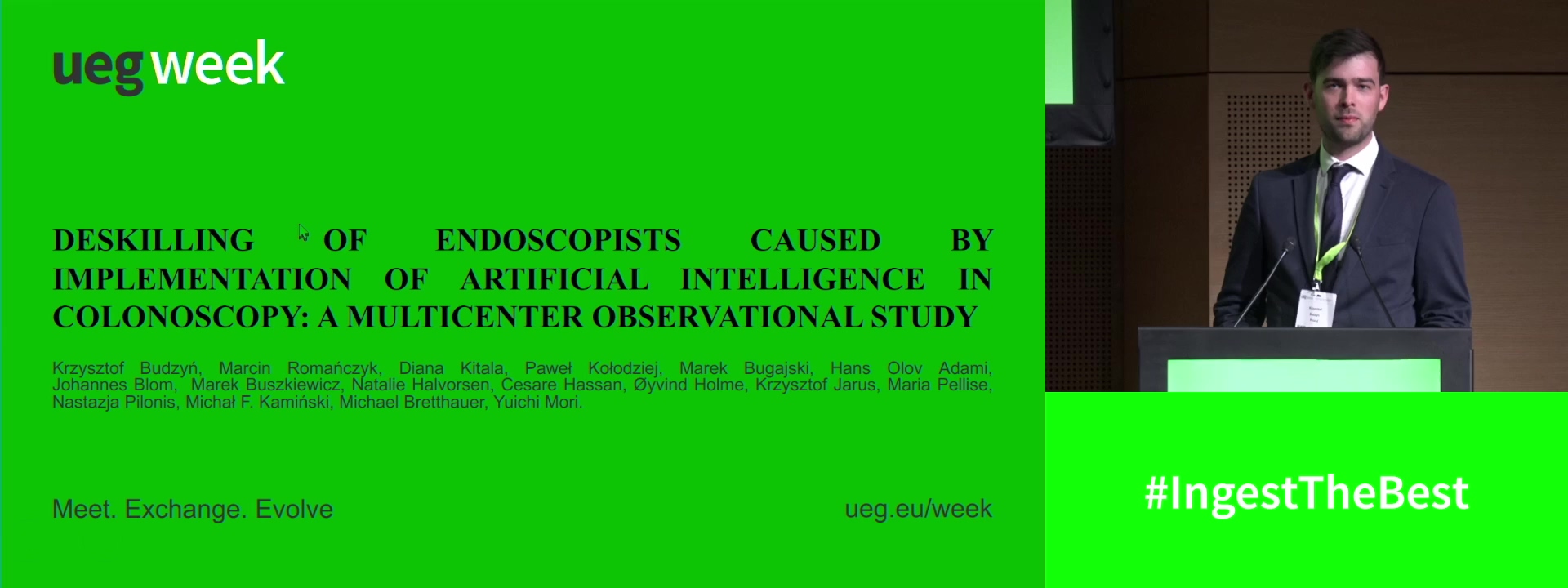 DESKILLING OF ENDOSCOPISTS CAUSED BY IMPLEMENTATION OF ARTIFICIAL INTELLIGENCE IN COLONOSCOPY: A MULTICENTER OBSERVATIONAL STUDY