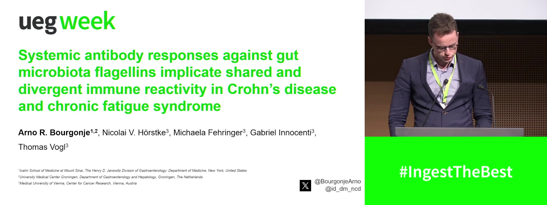 ​SYSTEMIC ANTIBODY RESPONSES AGAINST GUT MICROBIOTA FLAGELLINS IMPLICATE SHARED AND DIVERGENT IMMUNE REACTIVITY IN CROHN'S DISEASE AND CHRONIC FATIGUE SYNDROME