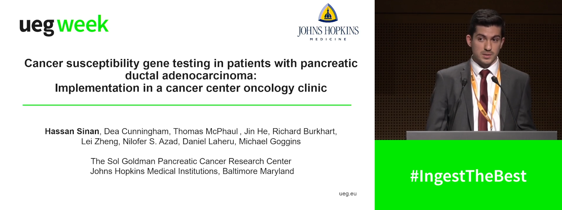 CANCER SUSCEPTIBILITY GENE TESTING IN PATIENTS WITH PANCREATIC DUCTAL ADENOCARCINOMA: IMPLEMENTATION IN AN ACADEMIC TERTIARY REFERRAL CANCER CENTER ONCOLOGY CLINIC