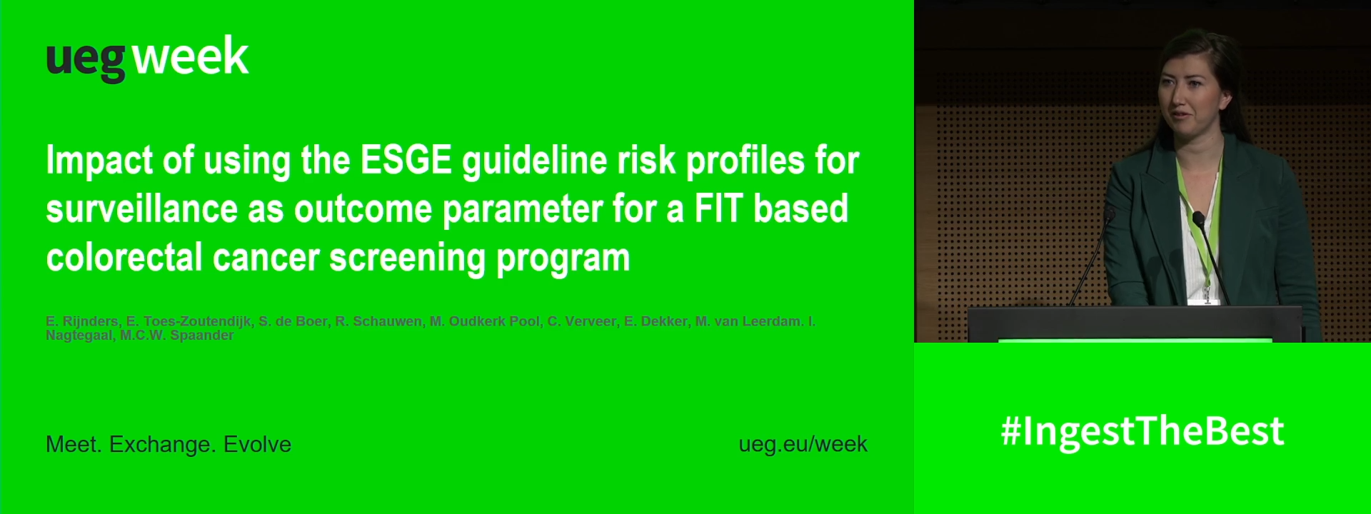 IMPACT OF USING THE ESGE GUIDELINE RISK-PROFILES FOR SURVEILLANCE AS OUTCOME PARAMETER IN A FIT-BASED COLORECTAL CANCER SCREENING PROGRAM