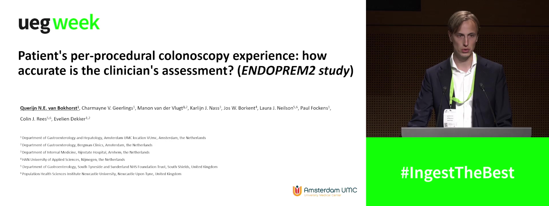 PATIENT’S PER-PROCEDURAL COLONOSCOPY EXPERIENCE: HOW ACCURATE IS THE CLINICIAN’S ASSESSMENT?