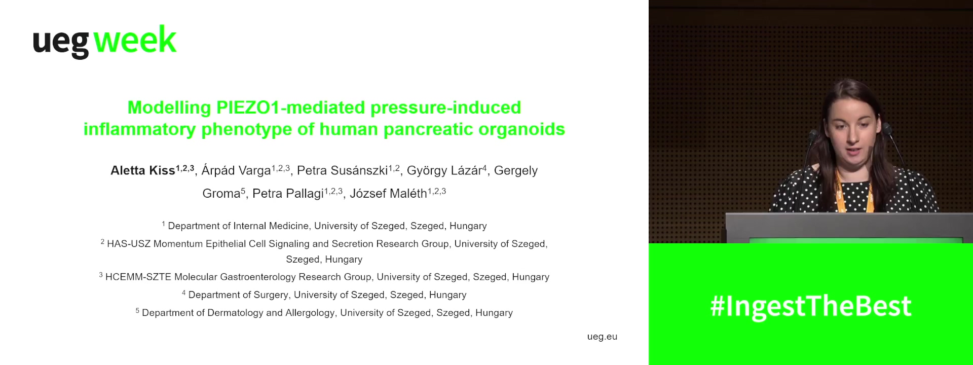 MODELLING PIEZO1-MEDIATED PRESSURE-INDUCED INFLAMMATORY PHENOTYPE OF HUMAN PANCREATIC ORGANOIDS