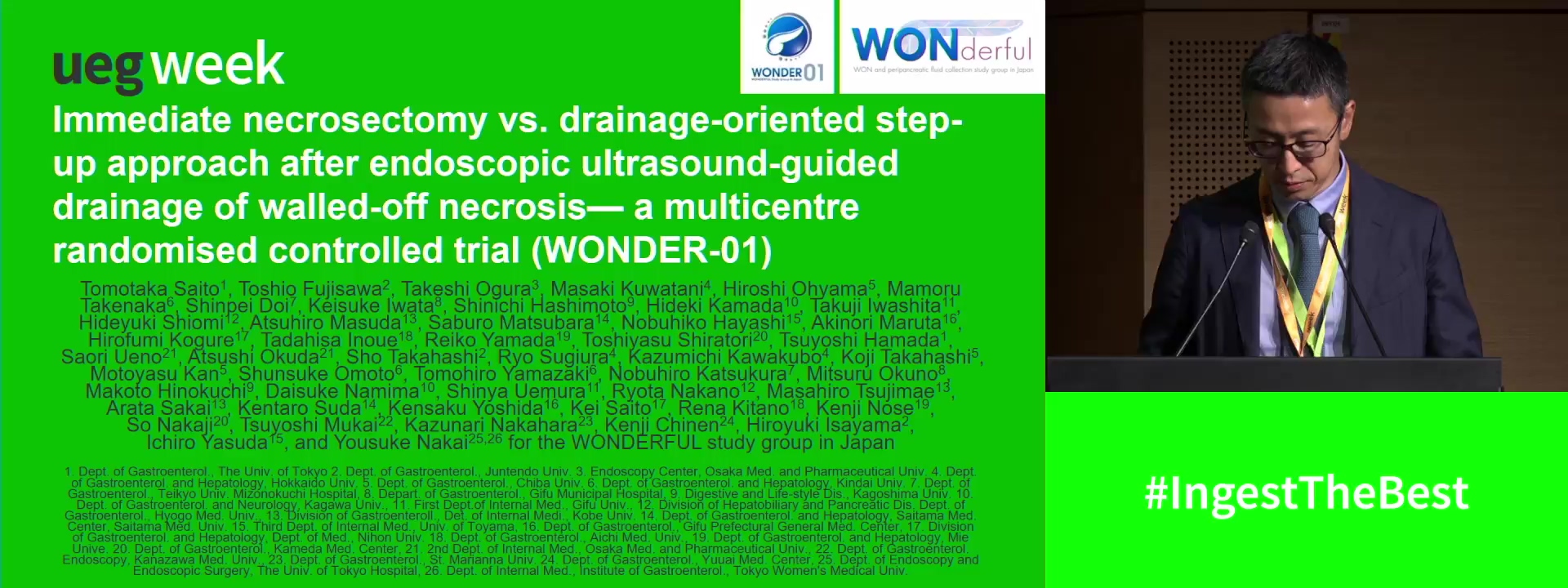 IMMEDIATE NECROSECTOMY VS. DRAINAGE-ORIENTED STEP-UP APPROACH AFTER ENDOSCOPIC ULTRASOUND-GUIDED DRAINAGE OF WALLED-OFF NECROSIS—A MULTICENTRE RANDOMISED CONTROLLED TRIAL (WONDER-01)