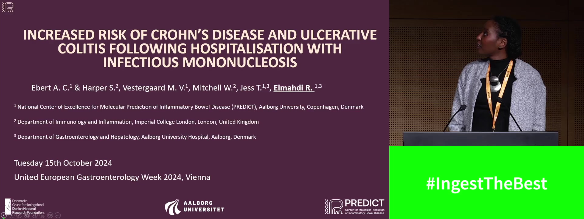 INCREASED RISK OF CROHN’S DISEASE AND ULCERATIVE COLITIS FOLLOWING HOSPITALISATION WITH INFECTIOUS MONONUCLEOSIS