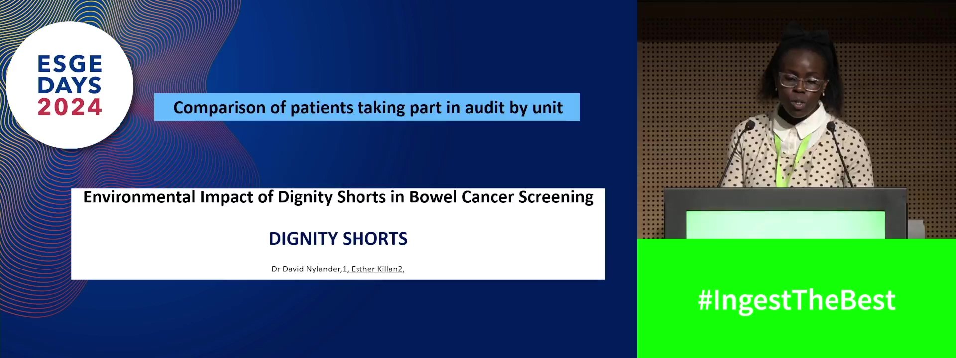 Environmental impact of dignity shorts in bowel cancer screening