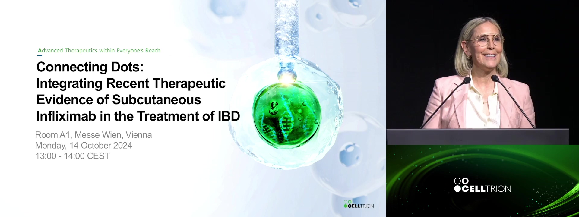 Connecting Dots: Integrating Recent Therapeutic Evidence of Subcutaneous Infliximab in the Treatment of IBD (Celltrion) (Complete Session)