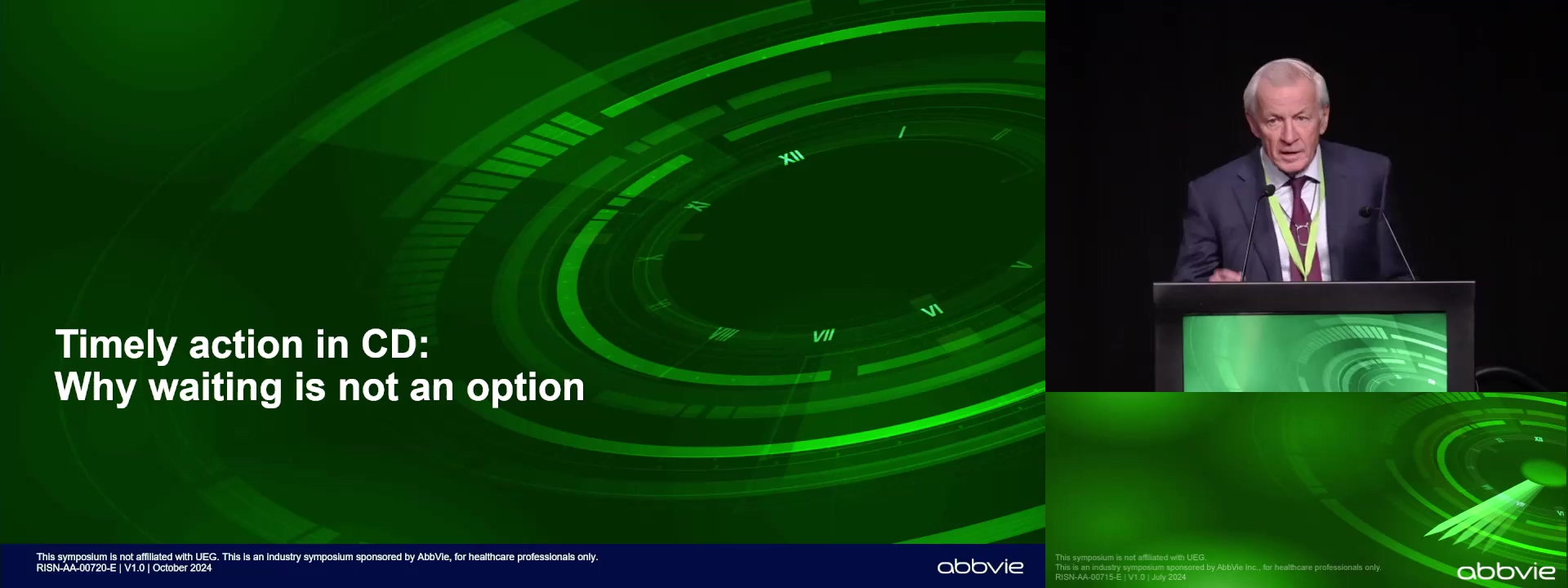 Timely action in CD: Why waiting is not an option (AbbVie) (Complete Session)