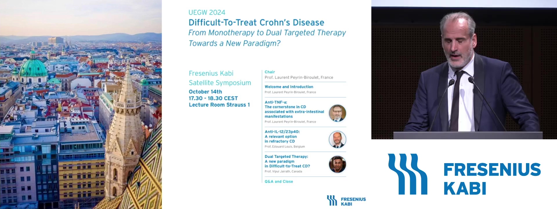 Difficult-To-Treat Crohn’s Disease. From Monotherapy to Dual Targeted Therapy: Towards a New Paradigm? (Fresenius Kabi) (Complete Session)