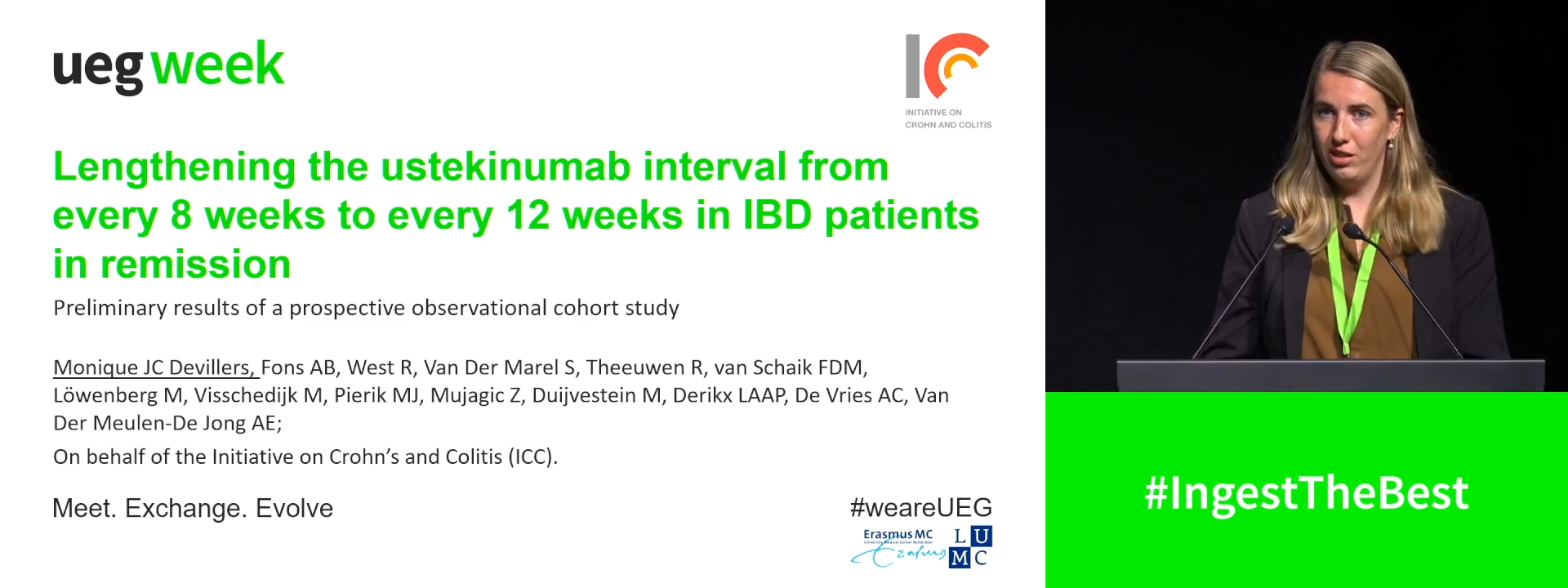 LENGTHENING USTEKINUMAB DOSING INTERVALS FROM EVERY 8 WEEKS TO EVERY 12 WEEKS IN IBD PATIENTS IN REMISSION: PRELIMINARY RESULTS OF A PROSPECTIVE OBSERVATIONAL COHORT STUDY