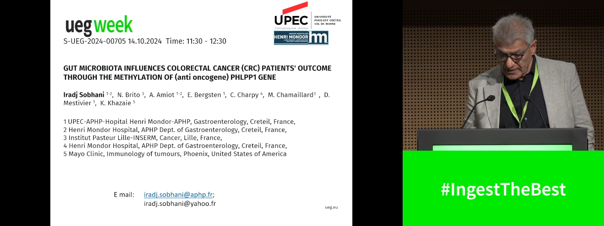 GUT MICROBIOTA INFLUENCES COLORECTAL CANCER (CRC) PATIENTS' OUTCOME THROUGH THE METHYLATION OF PHLPP1 GENE