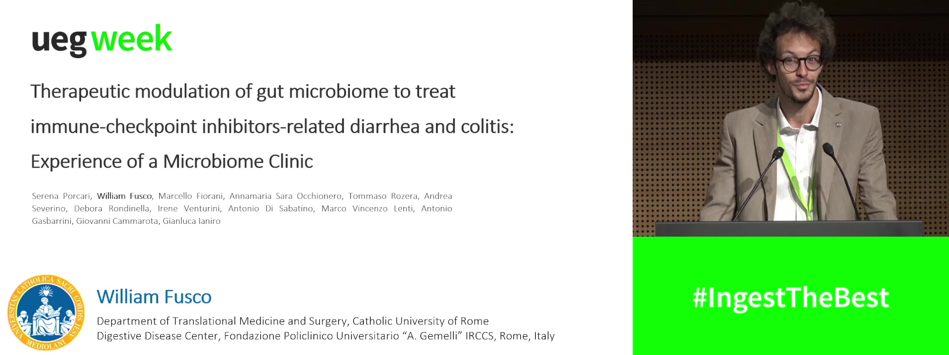 THERAPEUTIC MODULATION OF GUT MICROBIOME TO TREAT IMMUNE-CHECKPOINT INHIBITORS-RELATED DIARRHEA AND COLITIS: EXPERIENCE OF A MICROBIOME CLINIC