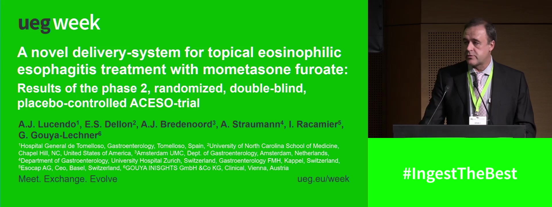 A NOVEL DELIVERY-SYSTEM FOR TOPICAL EOSINOPHILIC ESOPHAGITIS TREATMENT WITH MOMETASONE FUROATE: RESULTS OF THE PHASE 2, RANDOMIZED, DOUBLE-BLIND, PLACEBO-CONTROLLED ACESO-TRIAL