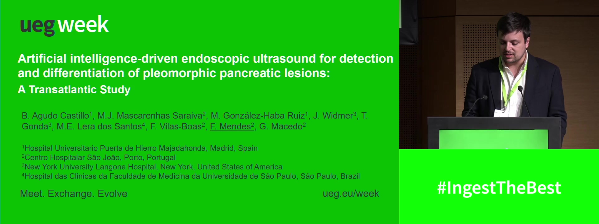 DEEP LEARNING AND AUTOMATIC DIFFERENTIATION OF PANCREATIC LESIONS IN ENDOSCOPIC ULTRASOUND – A TRANSATLANTIC STUDY