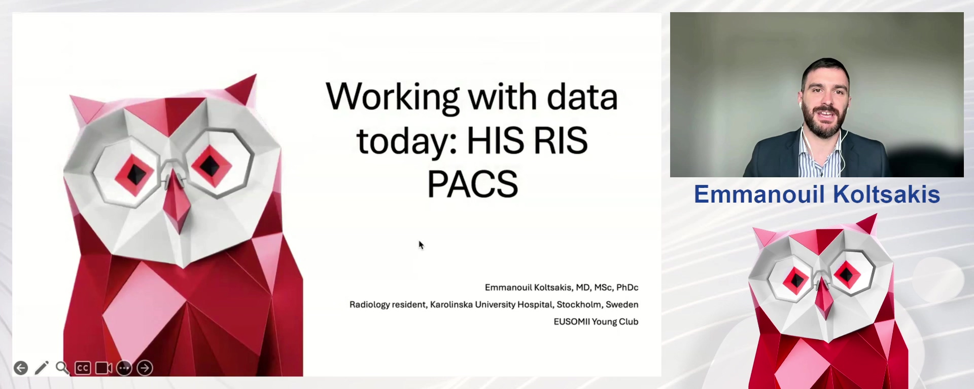 Working with data today: HIS, RIS, PACS