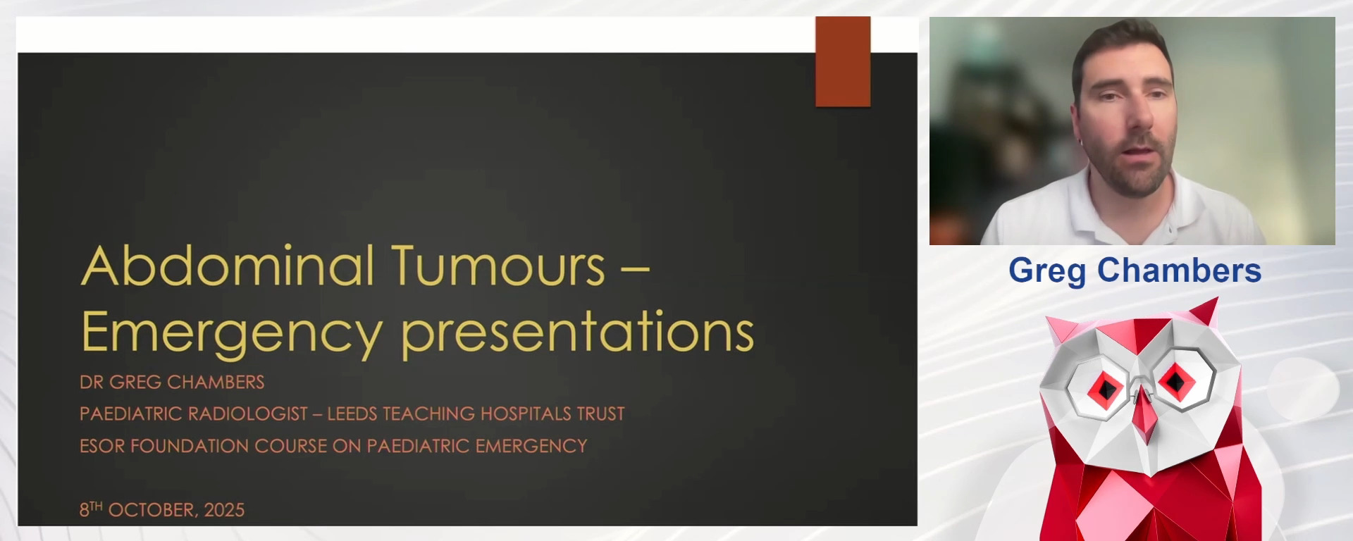 Paediatric Abdominal Tumours – an imaging strategy for diagnosis and follow-up