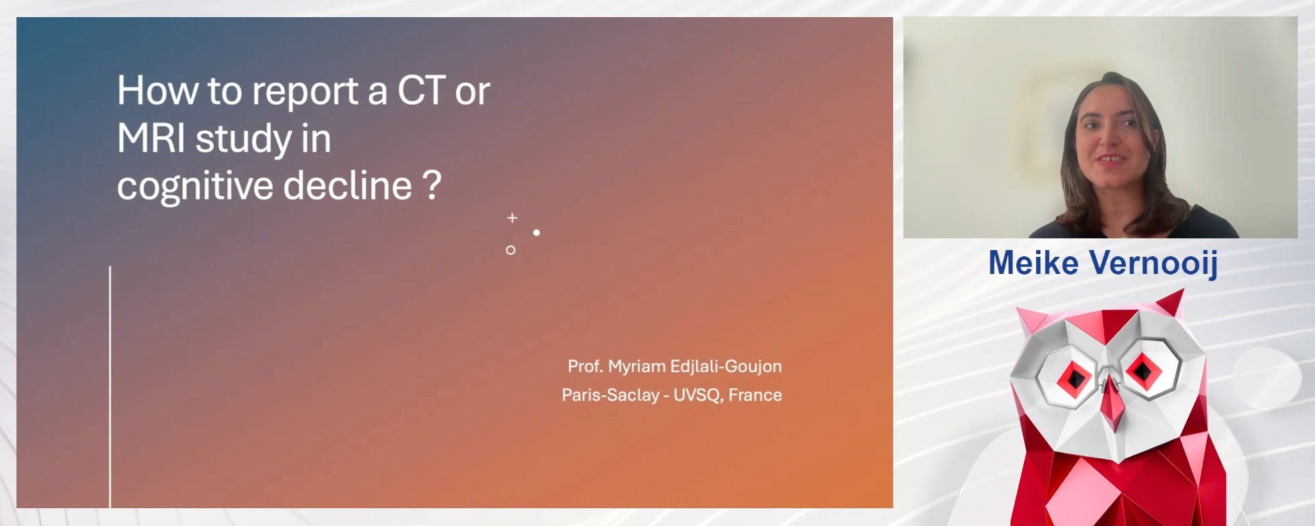 How to report a CT or MRI study in cognitive decline