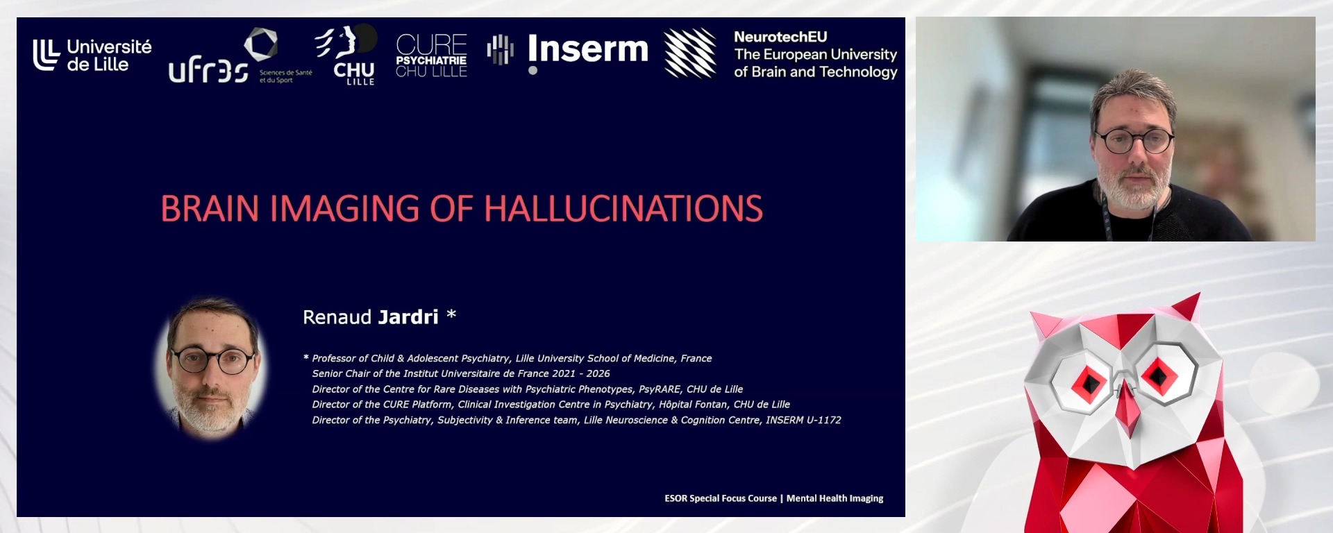 Imaging and care of hallucinations