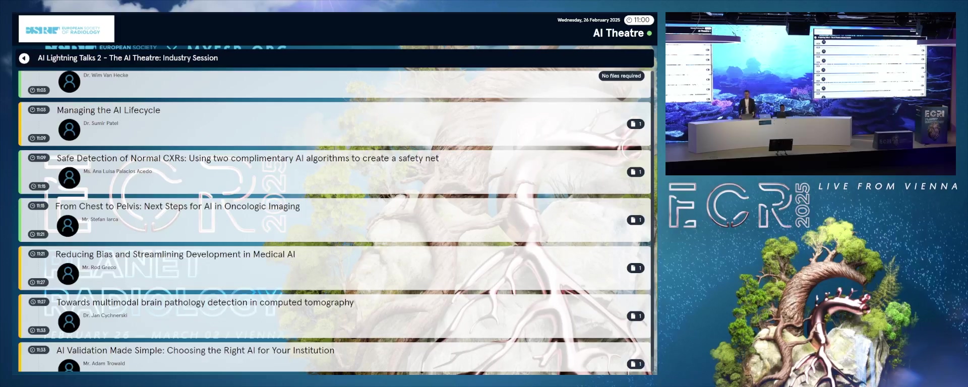 Moderator's introduction