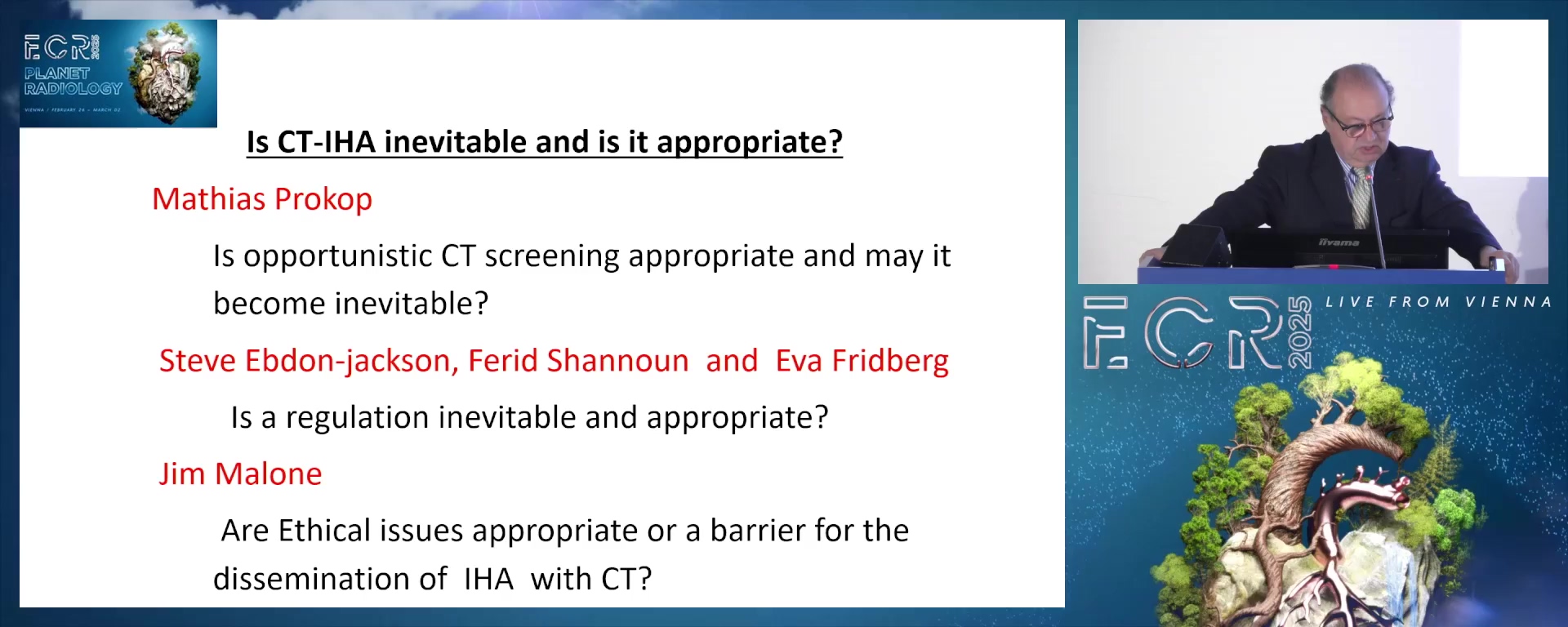 Panel discussion: Is CT-IHA inevitable and is it appropriate?