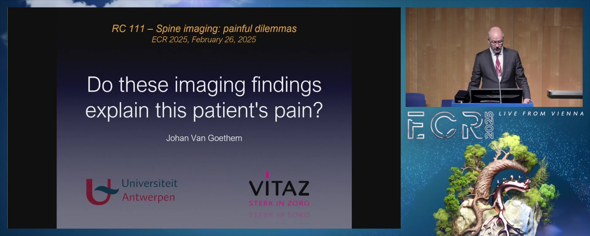 Do these imaging findings explain this patient's pain?