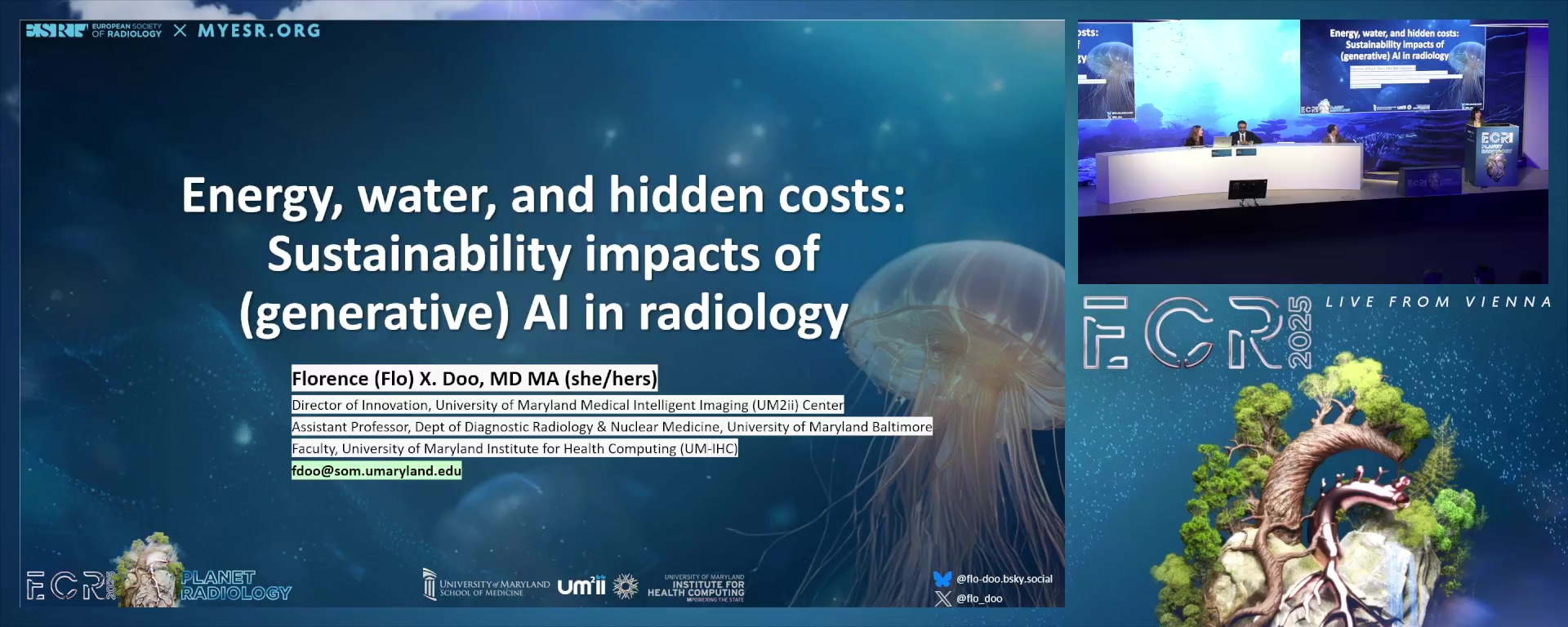Energy, water, and hidden costs: sustainability impacts of (generative) AI in radiology