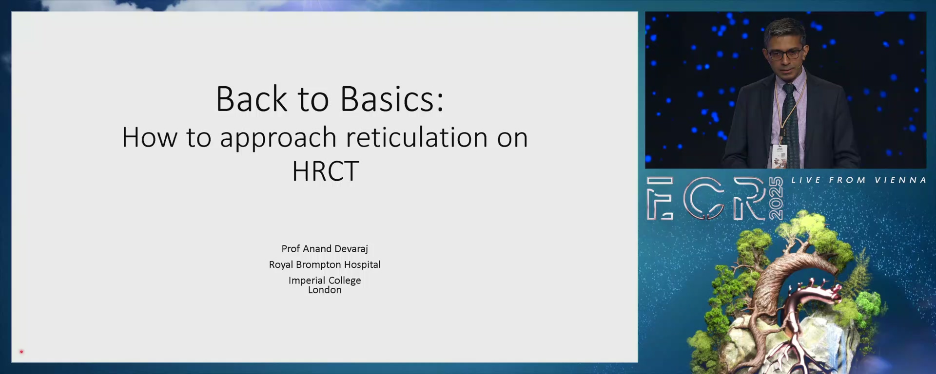 How to approach reticulation on HRCT