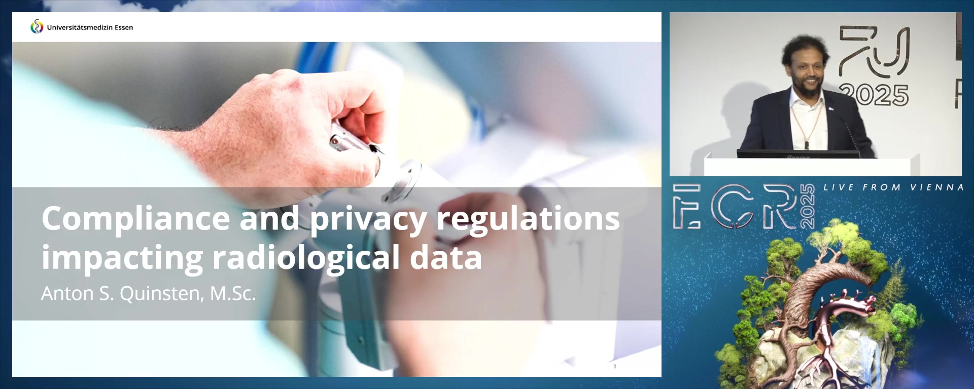 Compliance and privacy regulations impacting radiological data