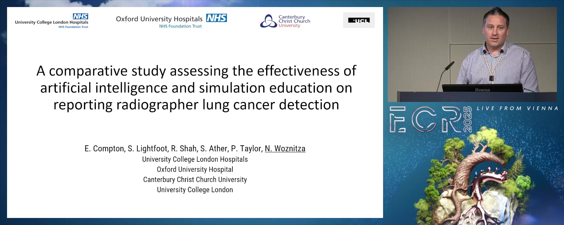 A comparative study assessing the effectiveness of artificial intelligence and simulation education on reporting radiographer lung cancer detection